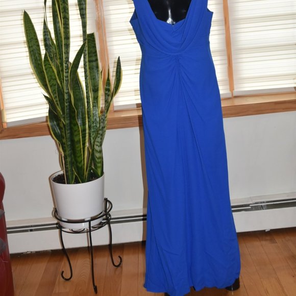 David's Bridal Dresses Davids Bridal Long Bridesmaid Blue Dress